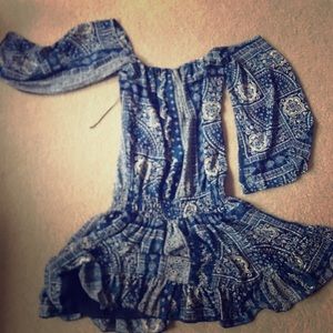 Surf Gypsy-versatile bandana print swim suit cover